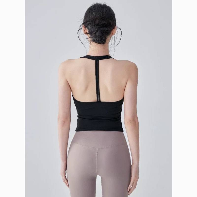 Feifenya Sports Underwear Women's Back-Shaping Running Enhanced Tight Yoga Vest Fitness Gathering Ve