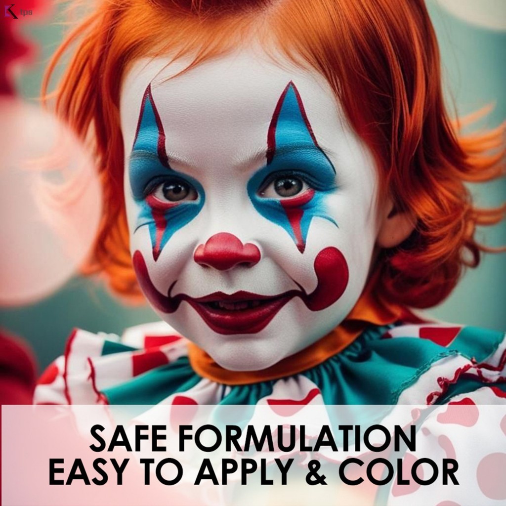 Face Paint Stick Body Crayon ชุดโครงกระดูก Joker Foundation แต่งหน้าสีสําหรับ Clown Skeleton Zombie 