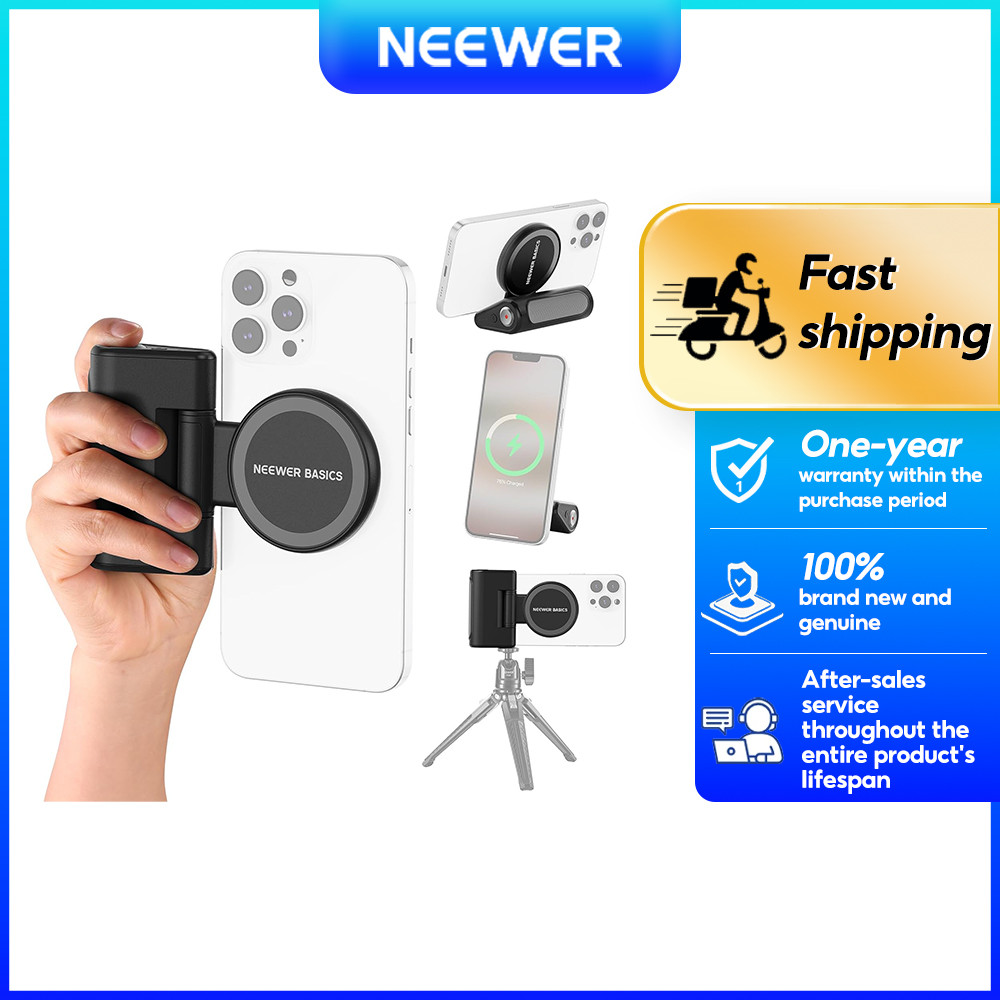 NEWEER BASICS WS-100001 โทรศัพท์แม่เหล็กกล้อง Grip Shutter Remote