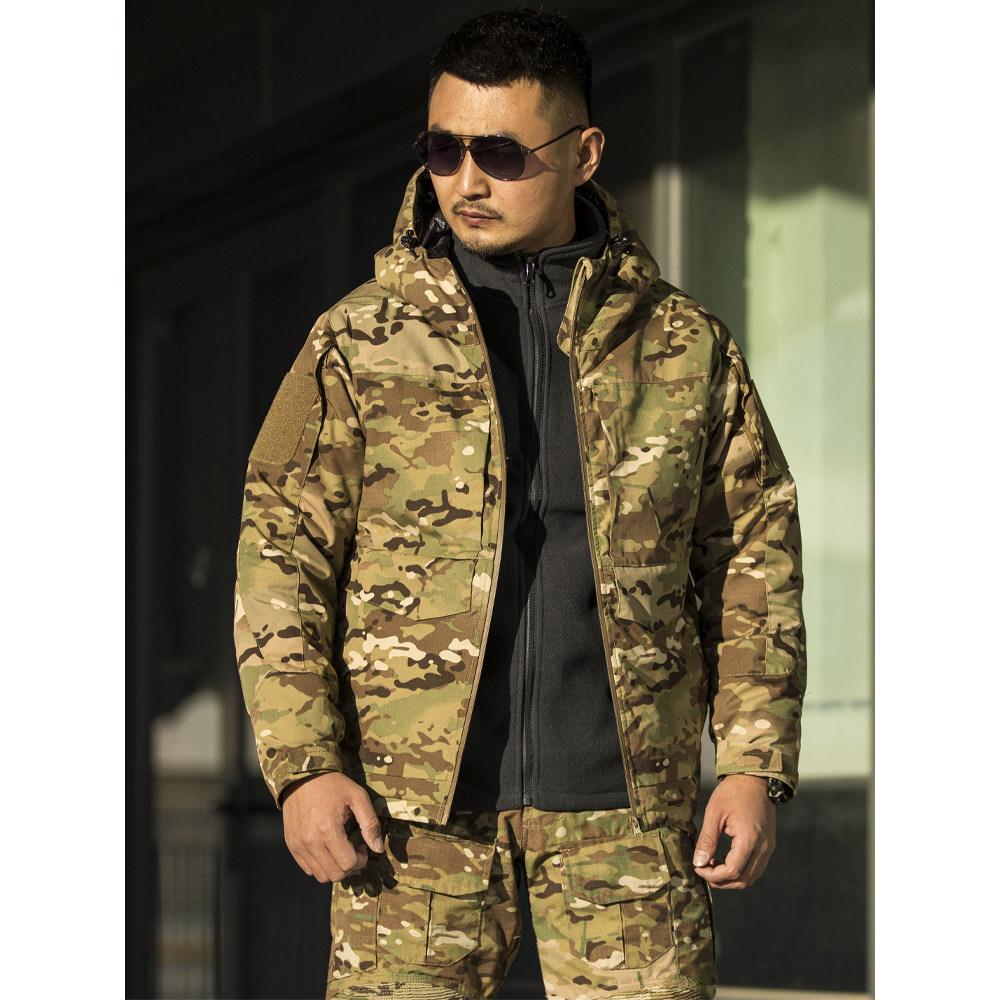 Consul ฤดูหนาว Spy Photothermal Reflex ยุทธวิธีเบาะแจ็คเก็ตผู้ชายกลางแจ้ง Warm Windproof เสื้อแจ็คเก