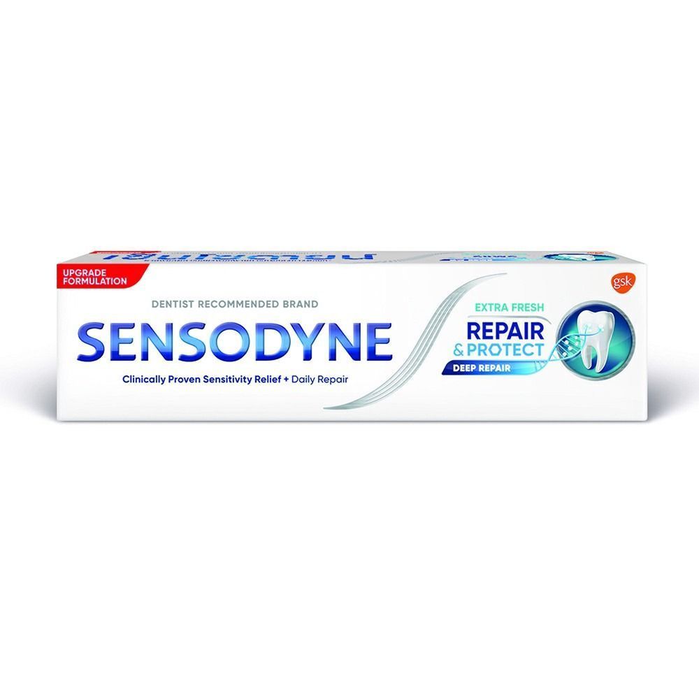 เซ็นโซดายน์ยาสีฟันรีแพร์เอกตร้าเฟช 100ก SENSODYNE TP RE- PRO EXTRA FRESH 100G