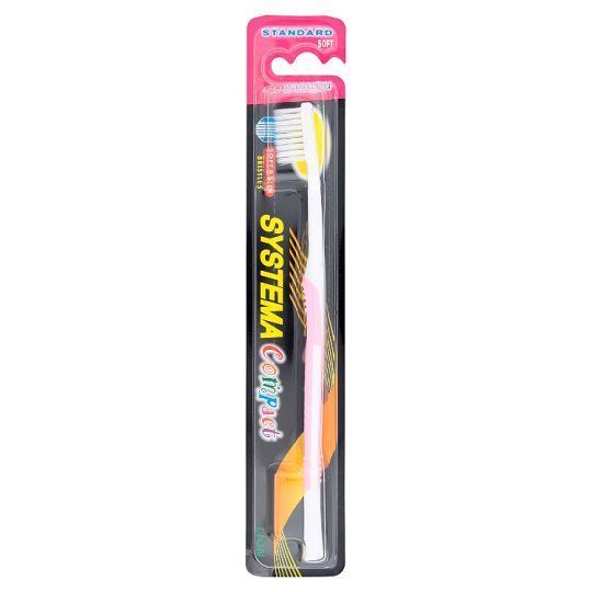 [สินค้าส่งด่วน] ซิสเท็มม่าแปรงสีฟันคอมแพคขนแปรงนุ่มพิเศษ SYSTEMA COMPACT TOOTHBRUSH SUPER SOFT