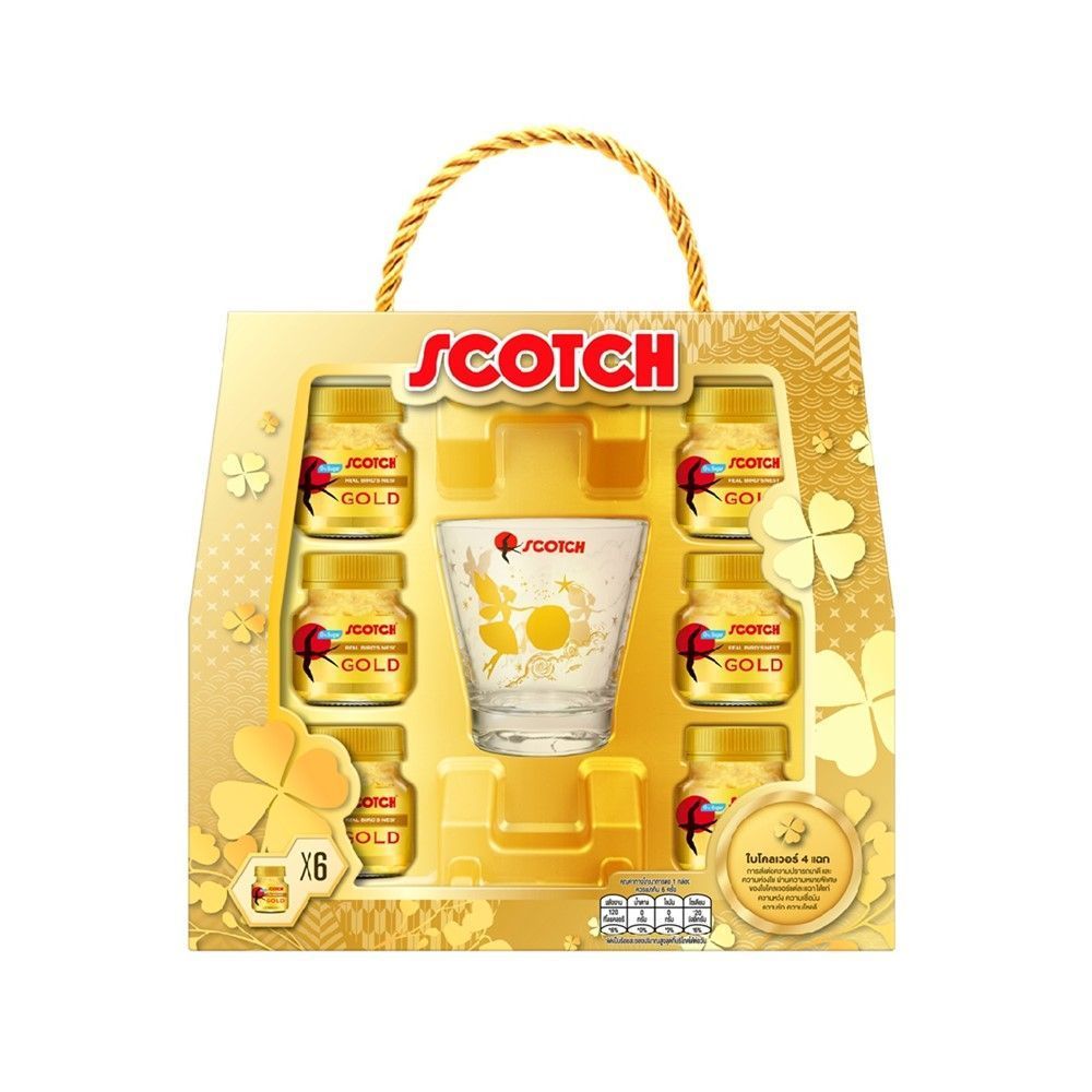 สก๊อต ชุดของขวัญ รังนกแท้ แพ็ค 6 SCOTCH BIRD S NEST ON PACK 6