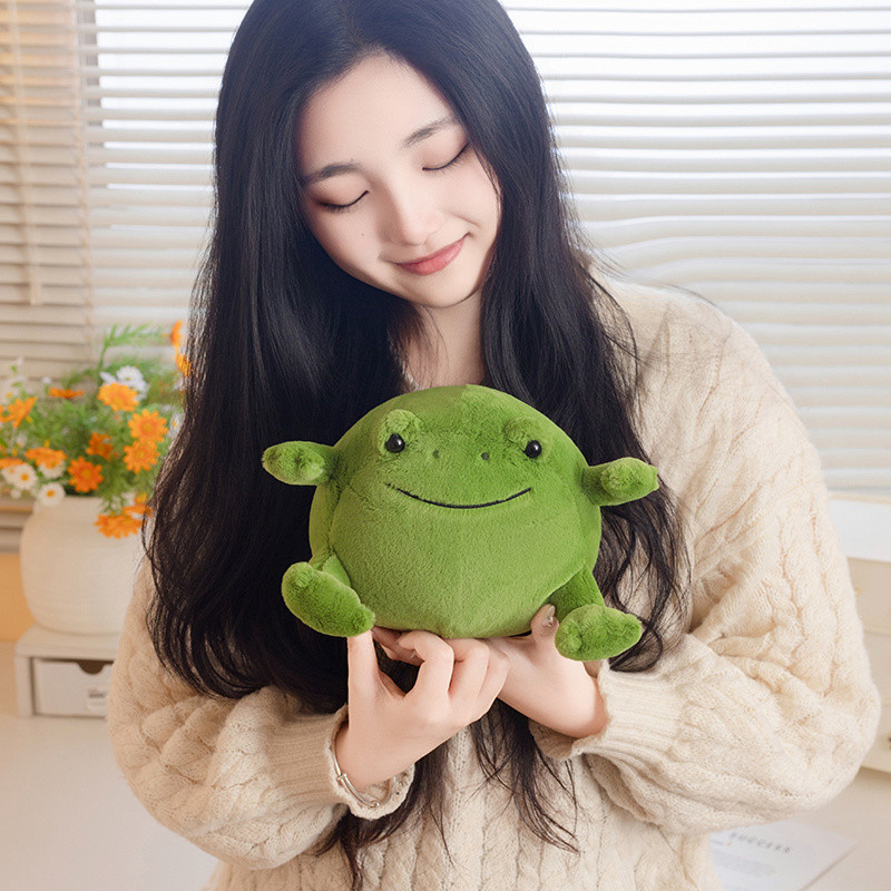 พลัส พลัส✨ใหม่ ใหม่✨น่ารักมีความสุขกบตุ๊กตาตุ๊กตาน่ารักเศร้ากบตุ๊กตาตุ๊กตาสนุกริคกี้ฝนกบของเล่นตุ๊กตาเด็กของขวัญของขวัญวันเกิดเด็กของขวัญสาวของขวัญเด็กผ่อนคลาย ราคา ถูกที่สุด ดีลบีเคเค แกลเลอรีภาพที่ 3