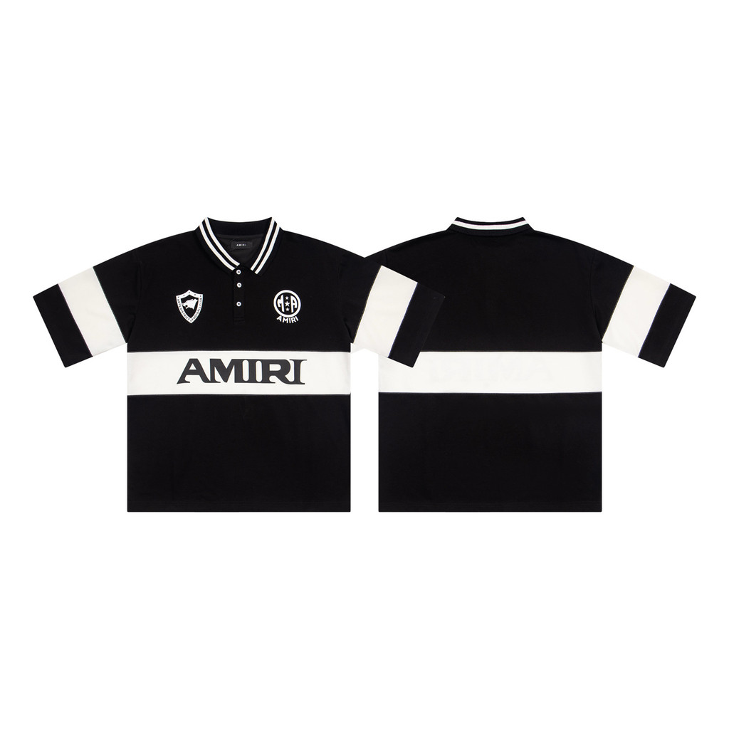 ROQZ AM1 Summer Collection logo Rhinestone Embroidered Printed Short Sleeve T Couple's T-shirts