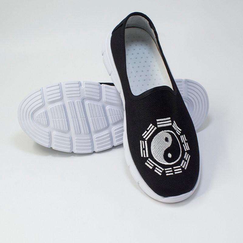 Wudang ยาง Bagua Bagua ลัทธิเต๋ารูปแบบกีฬารองเท้า Retro All-Match ฝึก Casual สมาธิการเพาะปลูก Layman