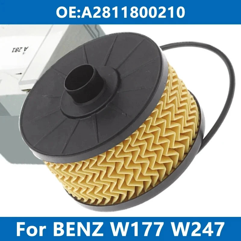ชุดกรองน้ํามันรถยนต์ A2811800210 สําหรับ Mercedes Benz W177 W247 CLA GLA200 GLB200 A160 A180 A200 A2