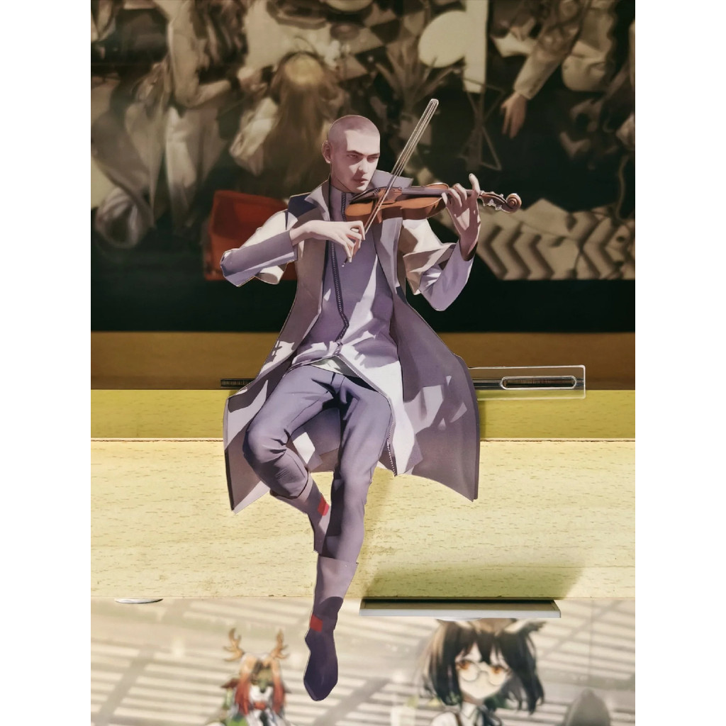 Detroit Become Human ขาตั้งอะคริลิค Connor Hank Markus ท่านั่งรูปแสดงสินค้าเกมคอลเลกชันตกแต่งโต๊ะพวงกุญแจ