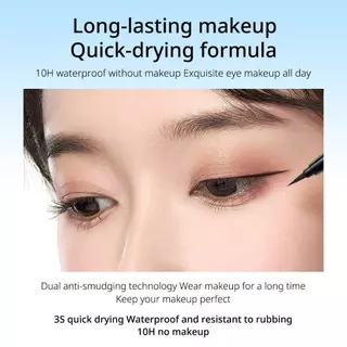 อายไลเนอร์ อายไลเนอร์สีดำ กันน้ํา เหงื่อ ไม่เลอะ ใช้ง่าย เม็ดสีสูง มืออาชีพ ติดทนนาน ปากกาอายไลเนอร์ B129
