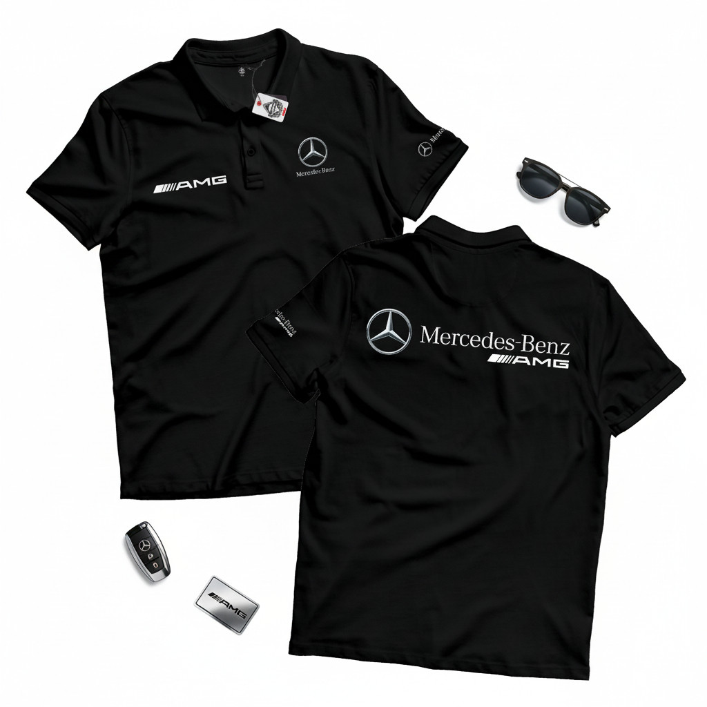 NEW เสื้อโปโล Meces-Bz Racing สำหรับผู้ชายและผู้หญิง ผลิตจากผ้าฝ้าย พิมพ์ลาย สไตล์ลำลอง พร้อมส่ง สวมใส่ได้ทุกวัน