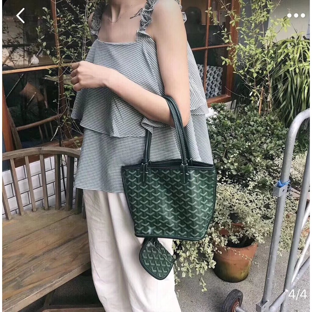กระเป๋าช้อปปิ้ง Goyard แบบสองด้าน ขนาดเล็ก