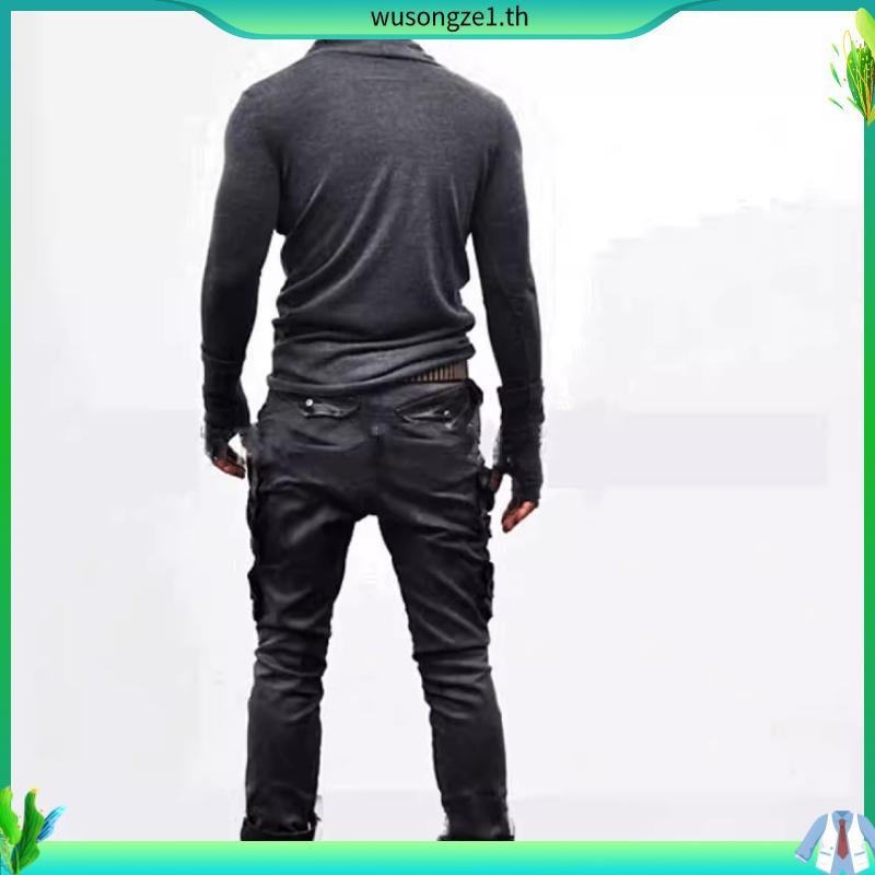 INCERUN ผู้ชายเกาหลี Advanced Lapel Neck Deconstructive Design Belt Long Sleeve Casual Blazer