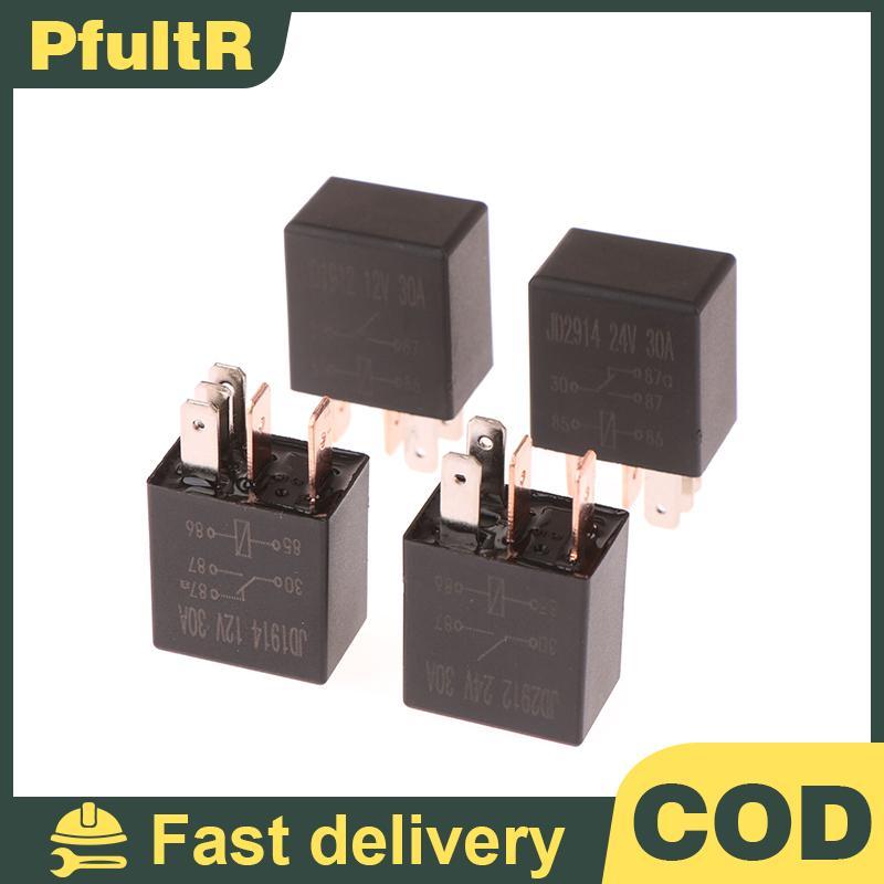 12V/24V 30A 4Pin/5Pin รีเลย์ยานยนต์ Soet พร้อมสายไฟสําหรับการควบคุมรถยนต์