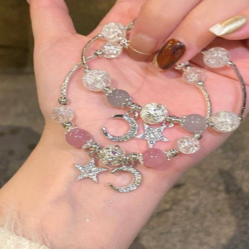 สร้อยข้อมือผีเสื้อลูกปัด สไตล์เรียบหรู สำหรับหญิง