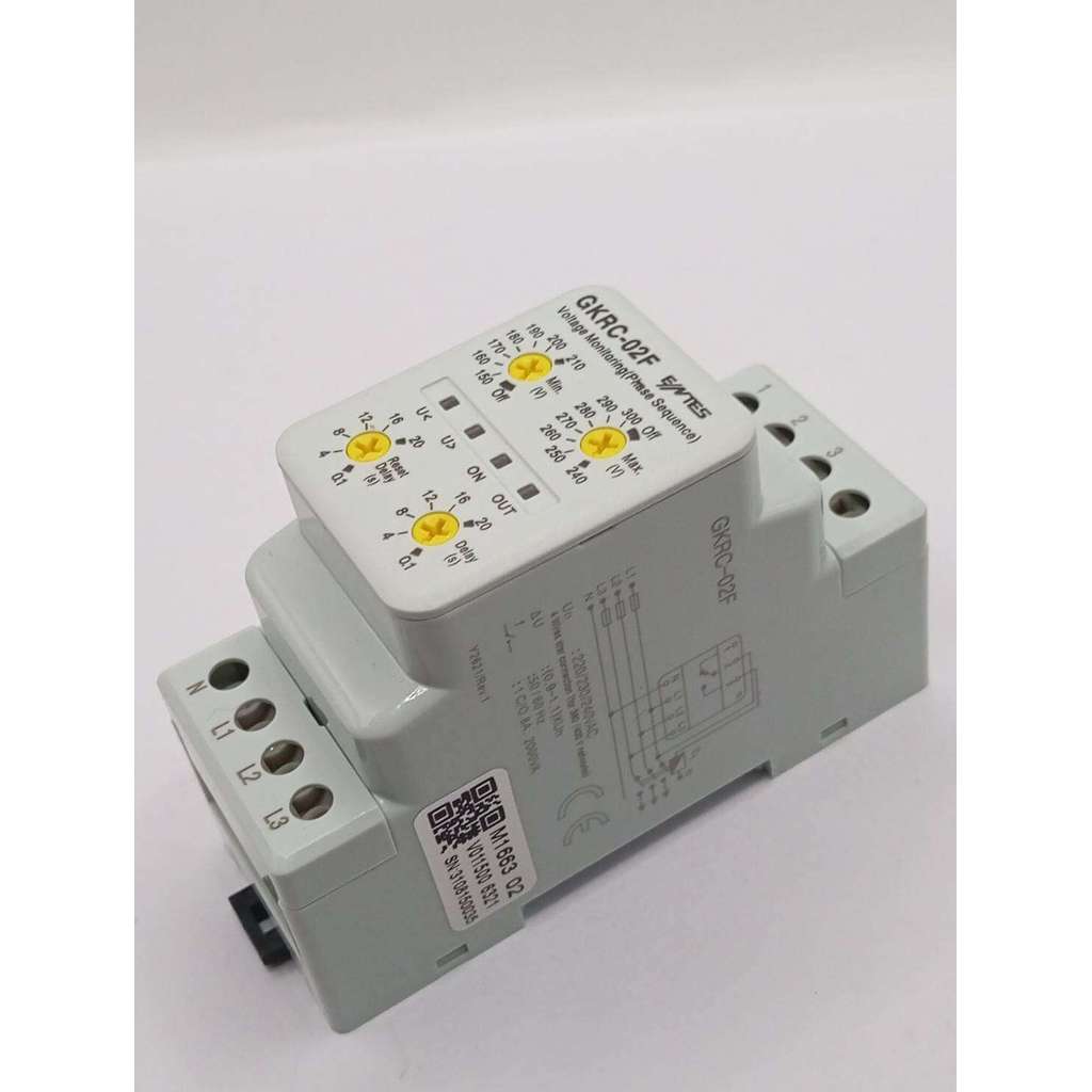 ด่วน GKRC-02F เฟสโปรเทคชั่น ป้องกันแรงดันไฟตก / ไฟเกิน สินค้าพร้อมส่ง