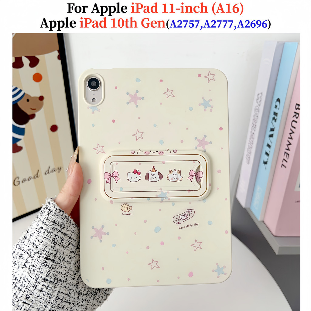 สําหรับ Apple iPad 11.0 นิ้ว (A16) iPad (2025) A3355 A3356 iPad 10th Gen 10.9" เคส TPU กรอบทาสีที่เห