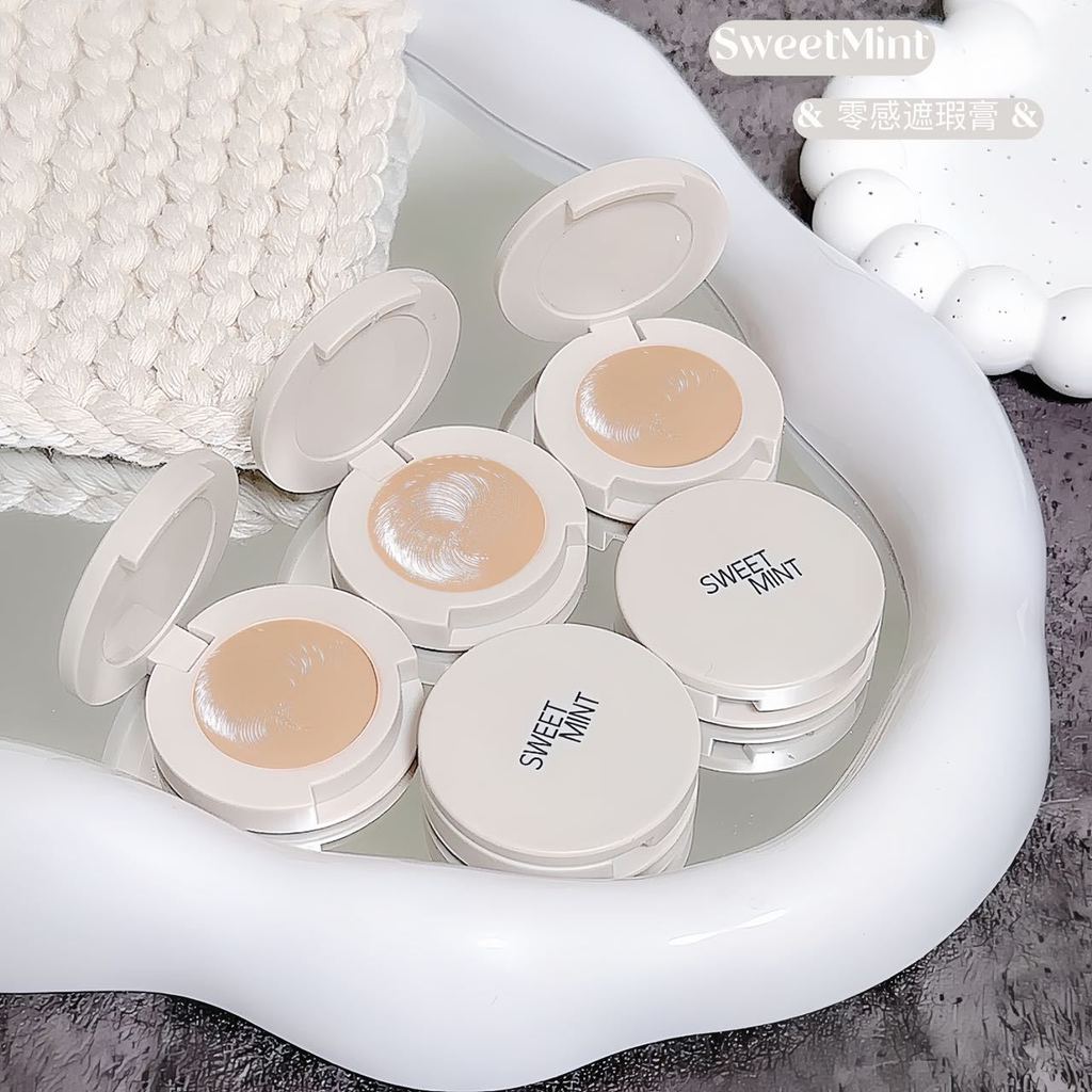 SWEET MINT Zero Sense CONCEALER Moisturizing Brightening Tear Trough ครอบคลุมจุดความหมองคล้ําไม่ง่าย