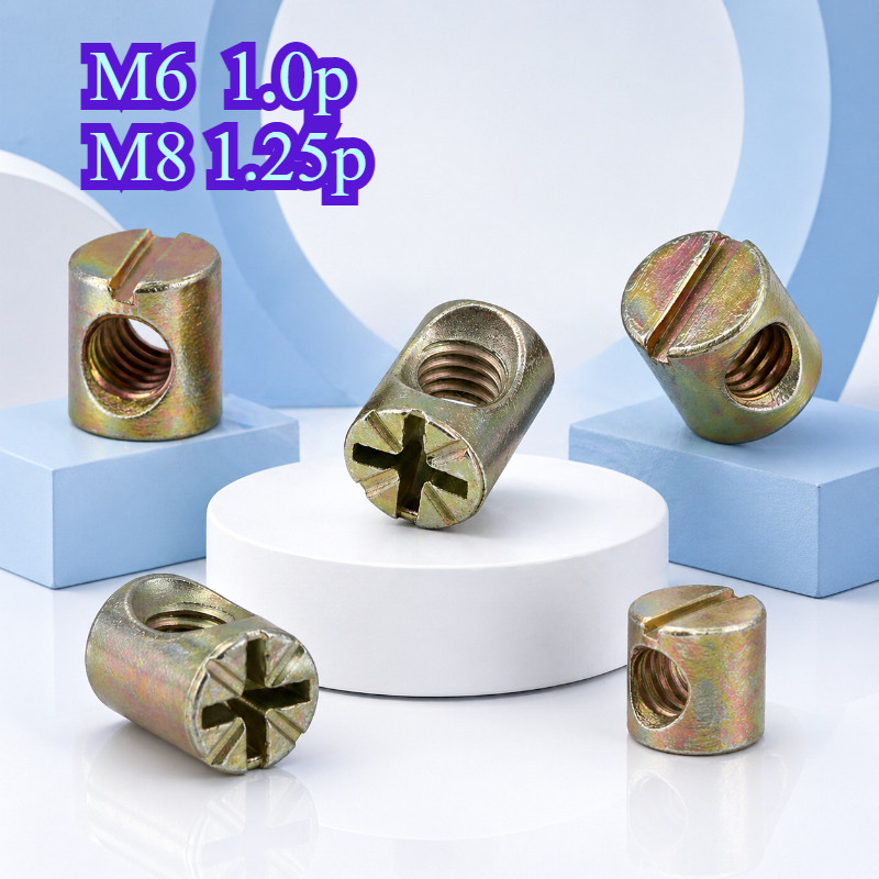 น็อตค้อน เฟอร์นิเจอร์ เตียงเด็ก Hammer Nut เกลียว M6 M8【WY1】