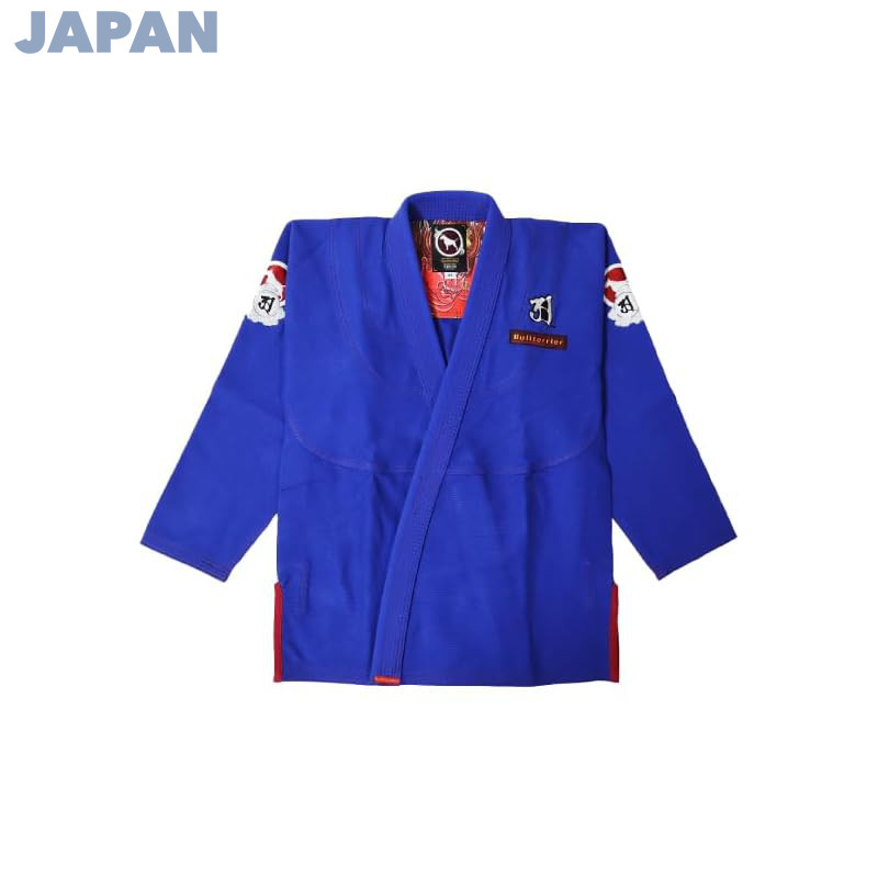 Japanese brand [BULL TERRIER] Ashura R Blue Brazilian Jiu-Jitsu Gi (A1)