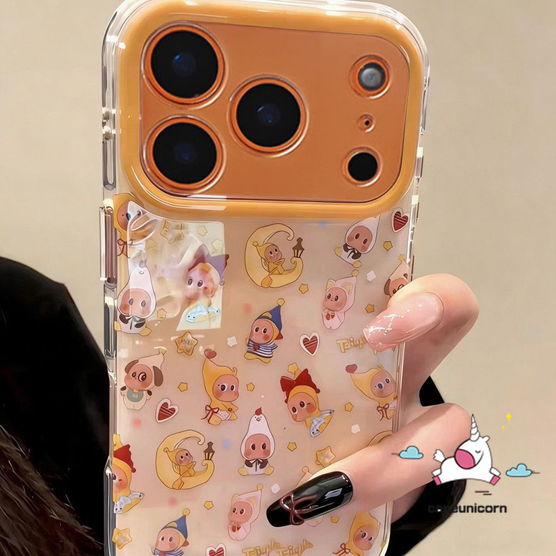 เหมาะสำหรับ OPPO Reno 11 12 14 15 12 14 8T 13 15 Pro 6 6Z 7Z 10 5F 11F 12F 14F 15F ลวดลายดาวการ์ตูน IMD กรณีโทรศัพท์