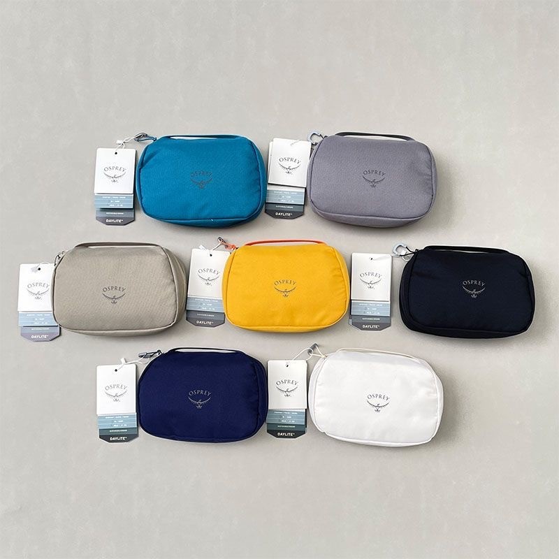 Osprey Daylite Travel Toiletry กระเป๋าเครื่องสําอางกระเป๋าเก็บมัลติฟังก์ชั่นกันน้ําแบบพกพาแต่งหน้า O