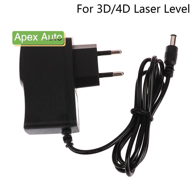 Apex Auto Universal Charger สําหรับ 3D/4D เลเซอร์ระดับ EU Plug AC Power Adapter เลเซอร์ระดับอุปกรณ์เ