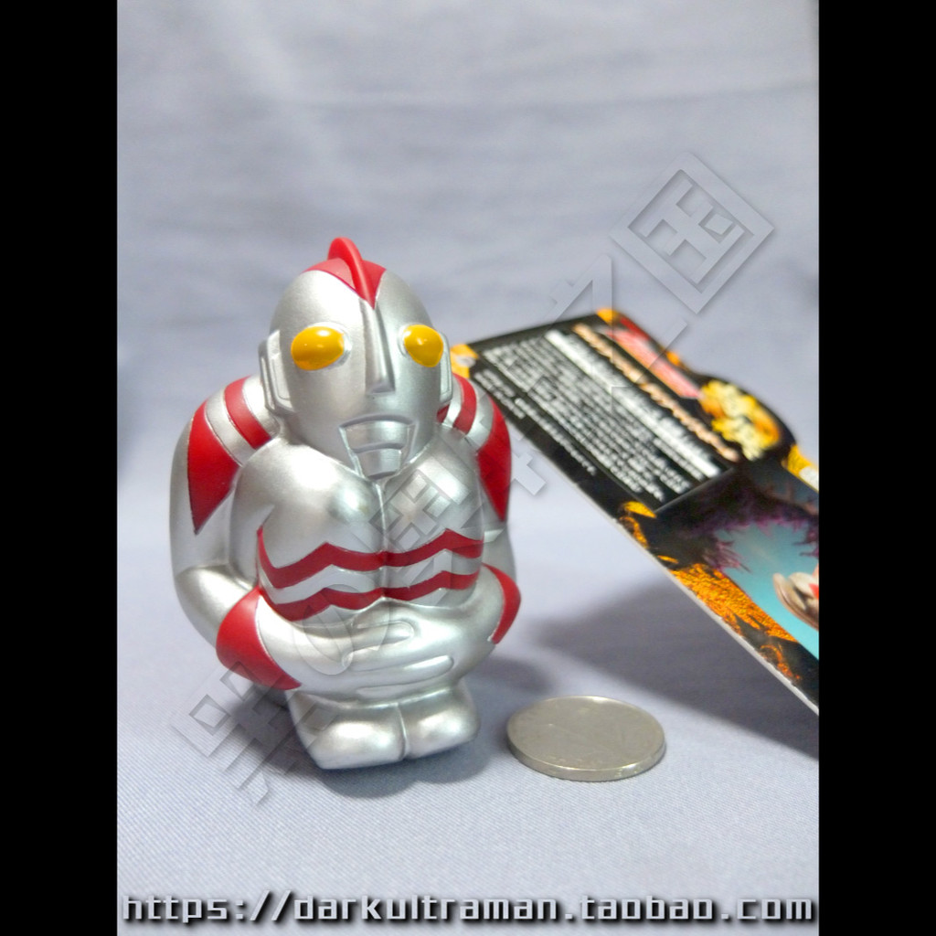 Bandai พร้อมการ์ด Eddie Ultraman Explosion ทรงกลม 45th Anniversary Soft Rubber M78 Store Limited 125
