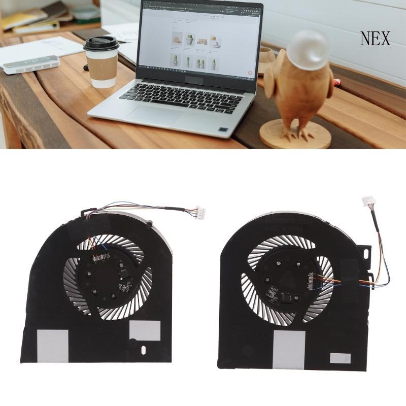 NEX CPU แล็ปท็อป + GPU พัดลมระบายความร้อนสําหรับ Precision 7530 M7530 7540 P74F พัดลมฮีทซิงค์
