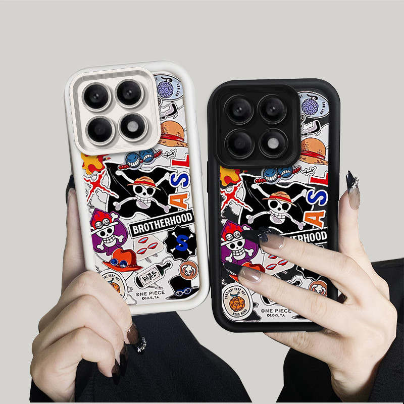 รวมทุกอย่างขอบซิลิโคนป้องกันกรณี POCO m7 pro m8 pro x8 pro max x7 pro x6 pro x5 pro x4 gt x4 pro m4 