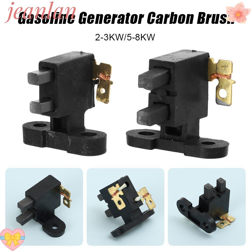 JLAN 1/5/10pcs แปรงคาร์บอนทองแดง 2-3KW 5-8KW Regulator 168/188F ชิ้นส่วนเครื่องยนต์เบนซิน