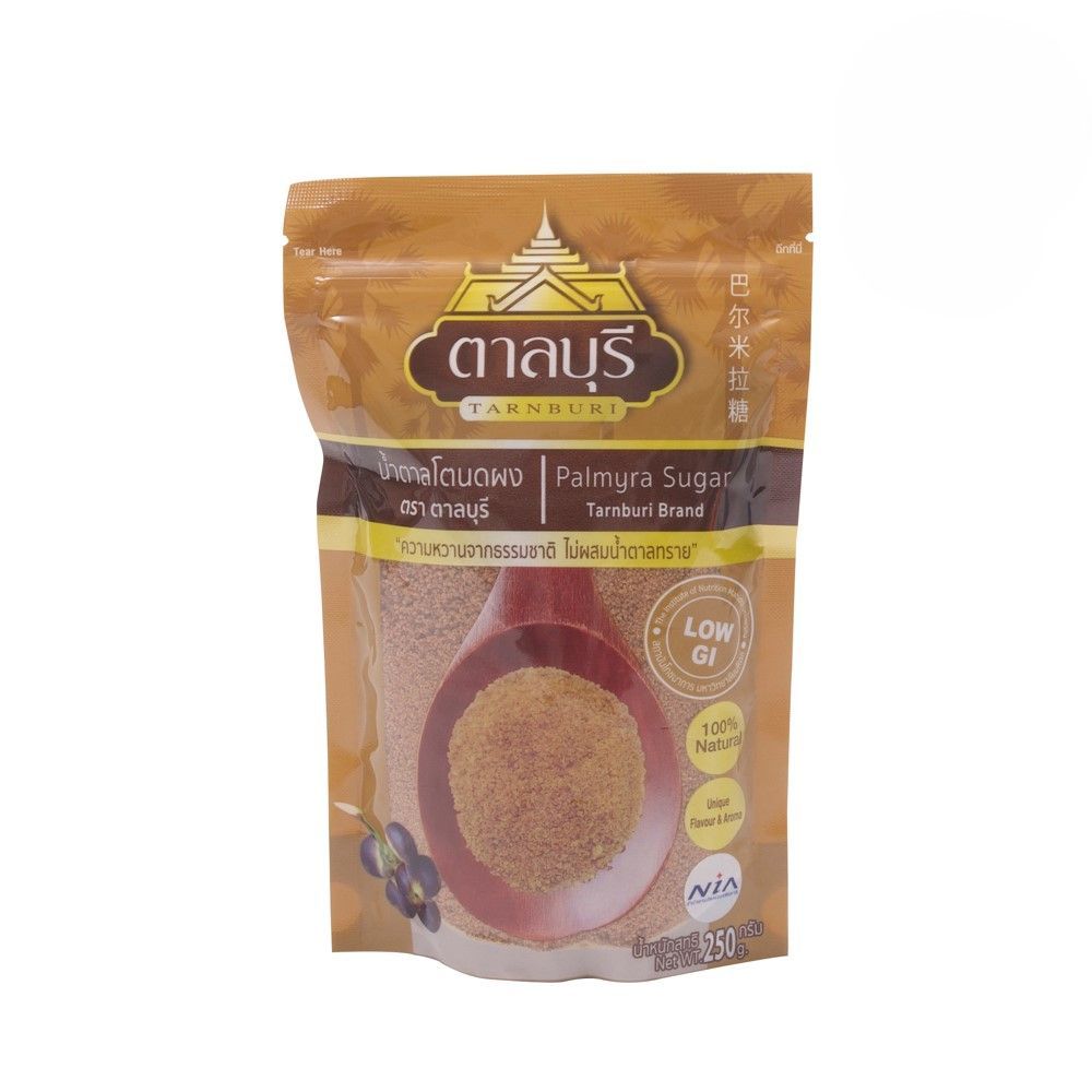 [สินค้าส่งด่วน] ตาลบุรี น้ำตาลโตนดผง 250ก. TARNBURI PALMYRA SUGAR 250 G.