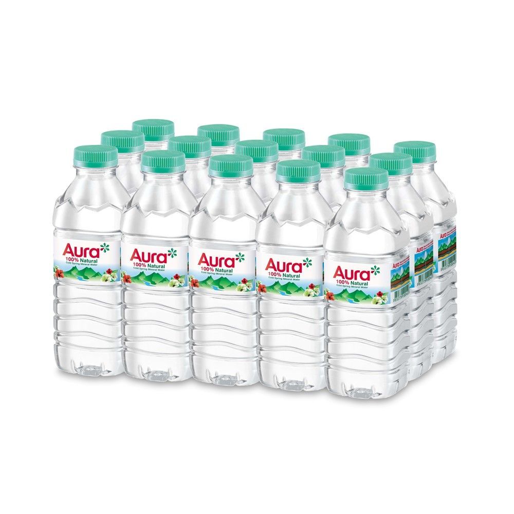 [สินค้าส่งด่วน] ออร่า น้ำแร่ 330 มล แพ็ค 15 AURA MINERAL WATER 330 ML PACK 15