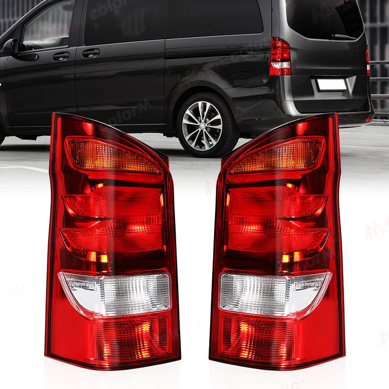 HB ไฟท้ายสําหรับ Mercedes-Benz Vito V-Class W447 2015 2016 2017 2018 2019 2021 2022 ไฟท้ายประกอบรถอุ