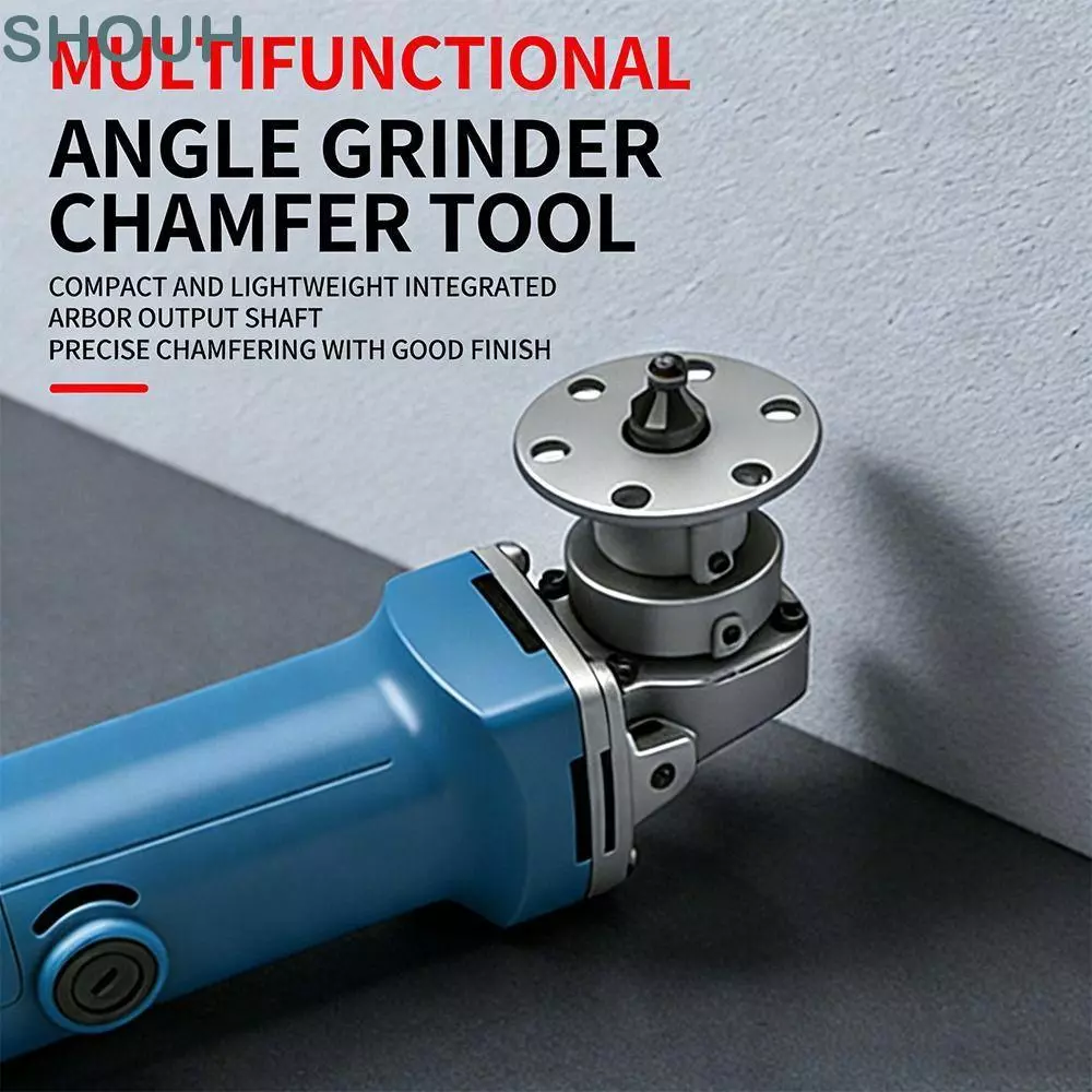 SHOUH Chamfer Bit เหล็กหล่ออลูมิเนียม เครื่องบดมุมมัลติฟังก์ชั่นเครื่องมือลบมุม, Professional แบบพกพาเครื่องบดมุม Chamfer สําหรับรุ่น 100 บดมุมโลหะทํางาน