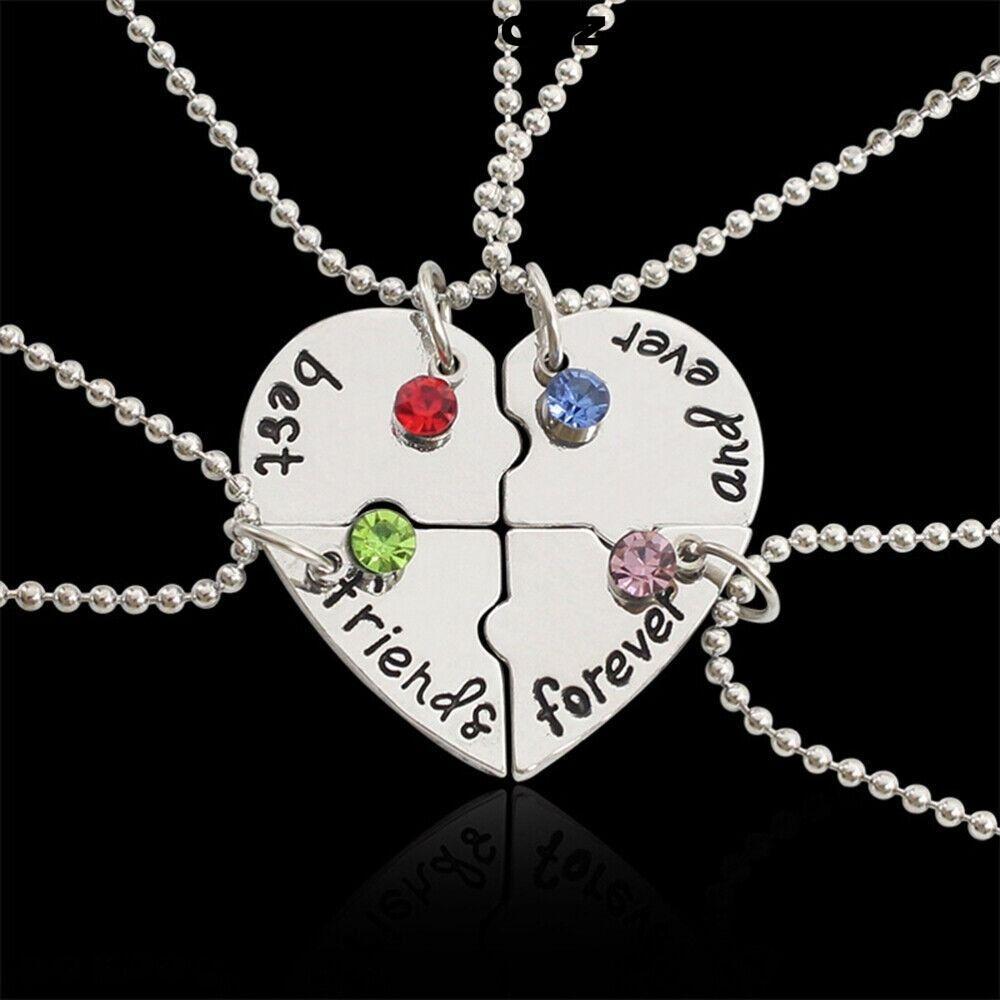 RZUCEZ 4 Bff Creative Love สร้อยคอของขวัญที่ดีสร้อยคอสตรี