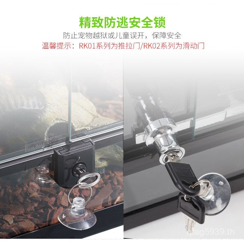 กล่องกิ้งก่า Land Tank Box Breeding Turtle Wholesale Tank Box Turtle Climbing Pets Keeping Warm Clim