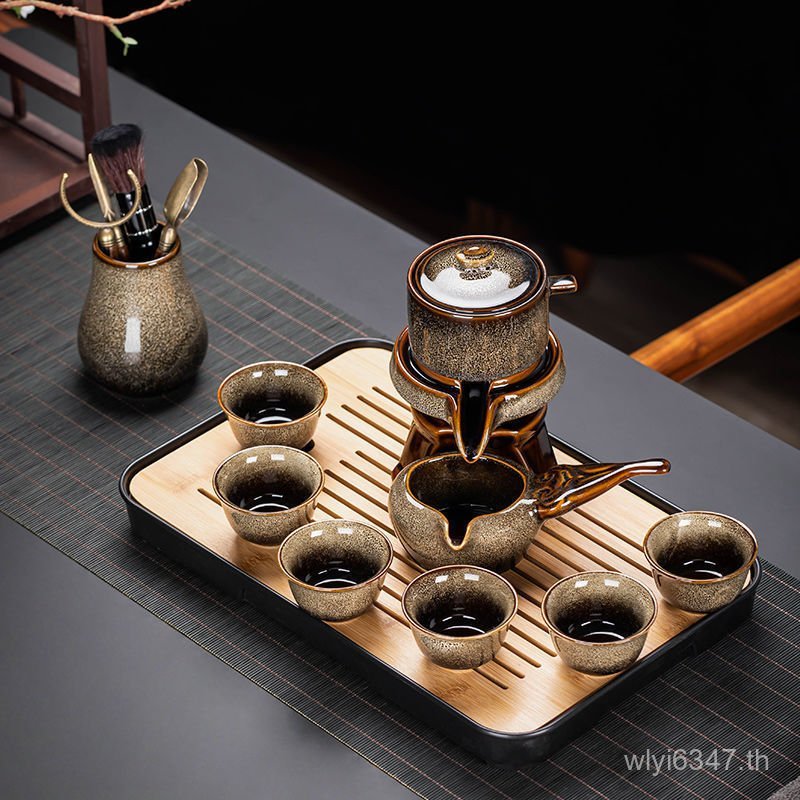 Ke Kiln-to-Automatic ในครัวเรือนสไตล์ใหม่ถ้วยชาระดับไฮเอนด์ชุดน้ําชาสํานักงาน KVMT