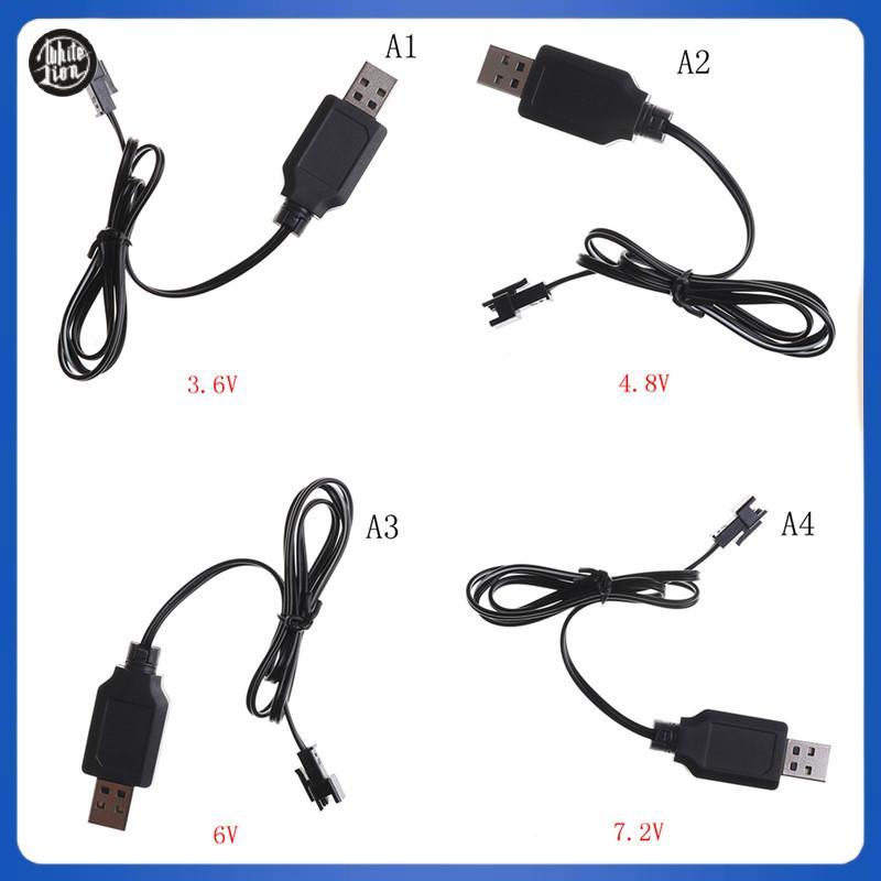WL| DC 3.6V-7.2V RC แบตเตอรี่ Pa USB Charger Adapter สําหรับรีโมทคอนโทรลรถใหม่