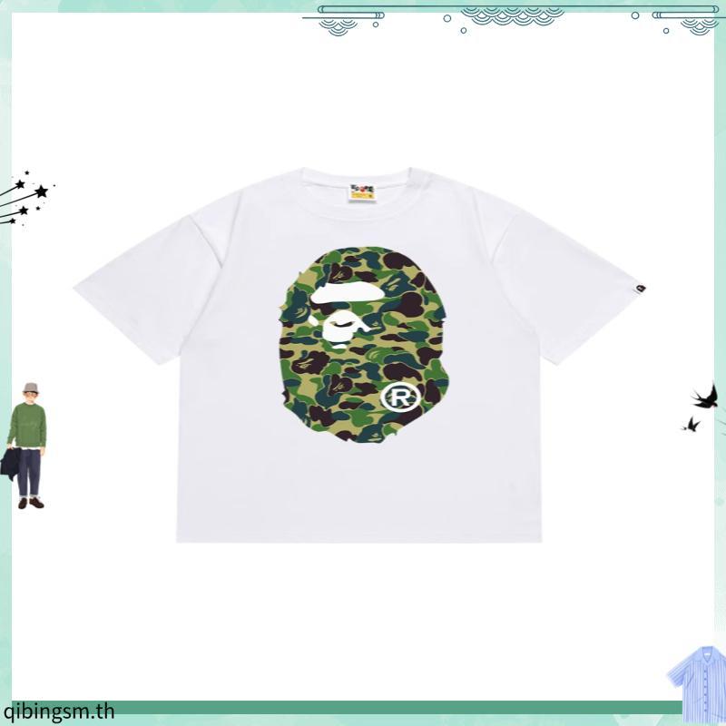 เสื้อยืดธีมของ Bape Aape 22 A Bhating Aape ชายและหญิง