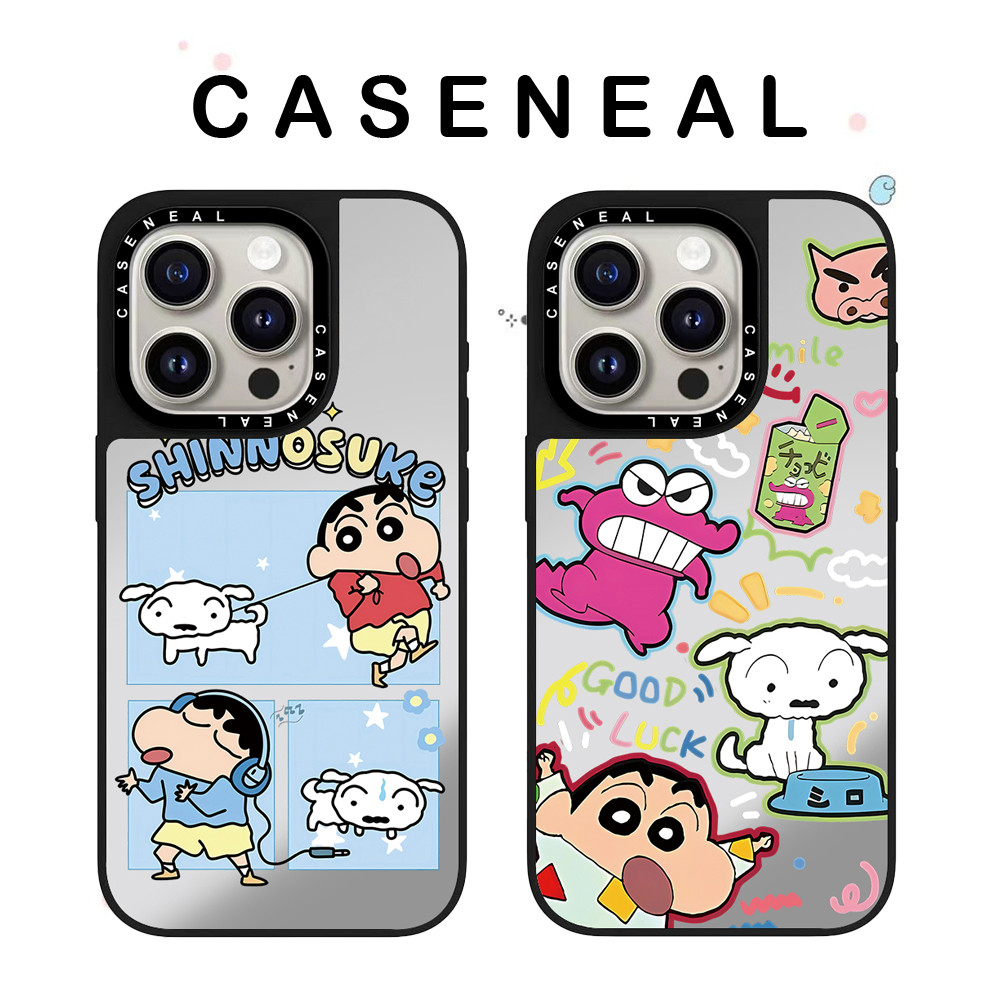 CASENEAL น่ารักการ์ตูนคุณภาพสูงกระจกเคสโทรศัพท์เหมาะสําหรับiPhone 17ProMax 17pro 17 air 16promax 16 15promax 15 14promax 13 13Promaxแฟชั่นAnti Drop Hard Case