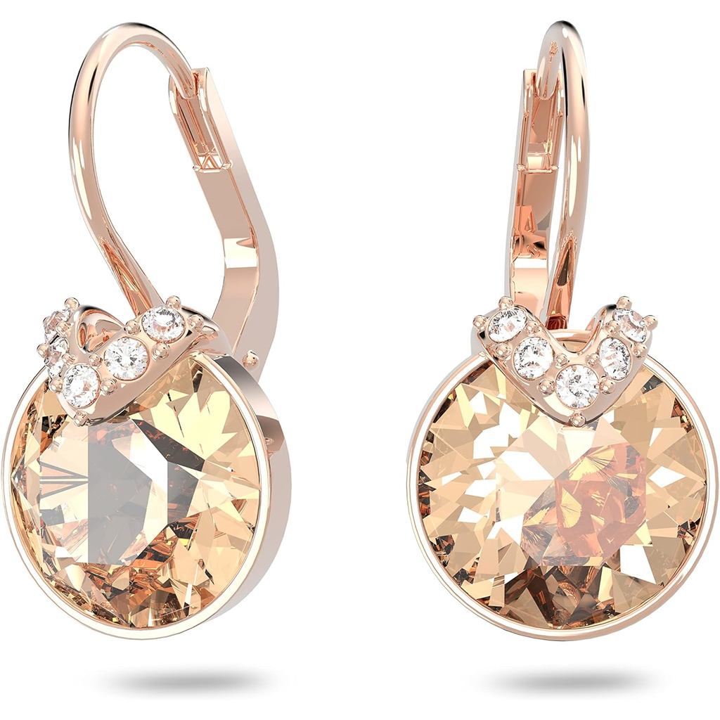 ต่างหู Swarovski Bella V Crystal สีเทา เหลือง ใส คริสตัลสีกุหลาบ Part of the Swarovski Bella V Colle