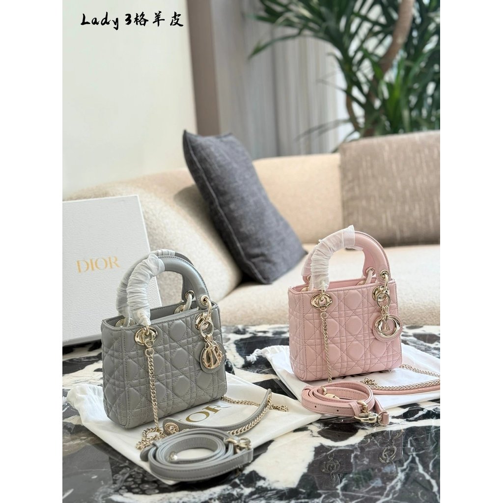 DIOR Lady Three Grid Diana มีสองสี