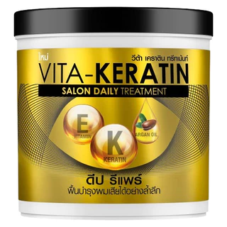 (กระปุก) วีต้า เคราติน ทรีทเม้นท์ ซาลอน เดลี่ Vita-Keratin Salon Daily Treatment 600 ml.