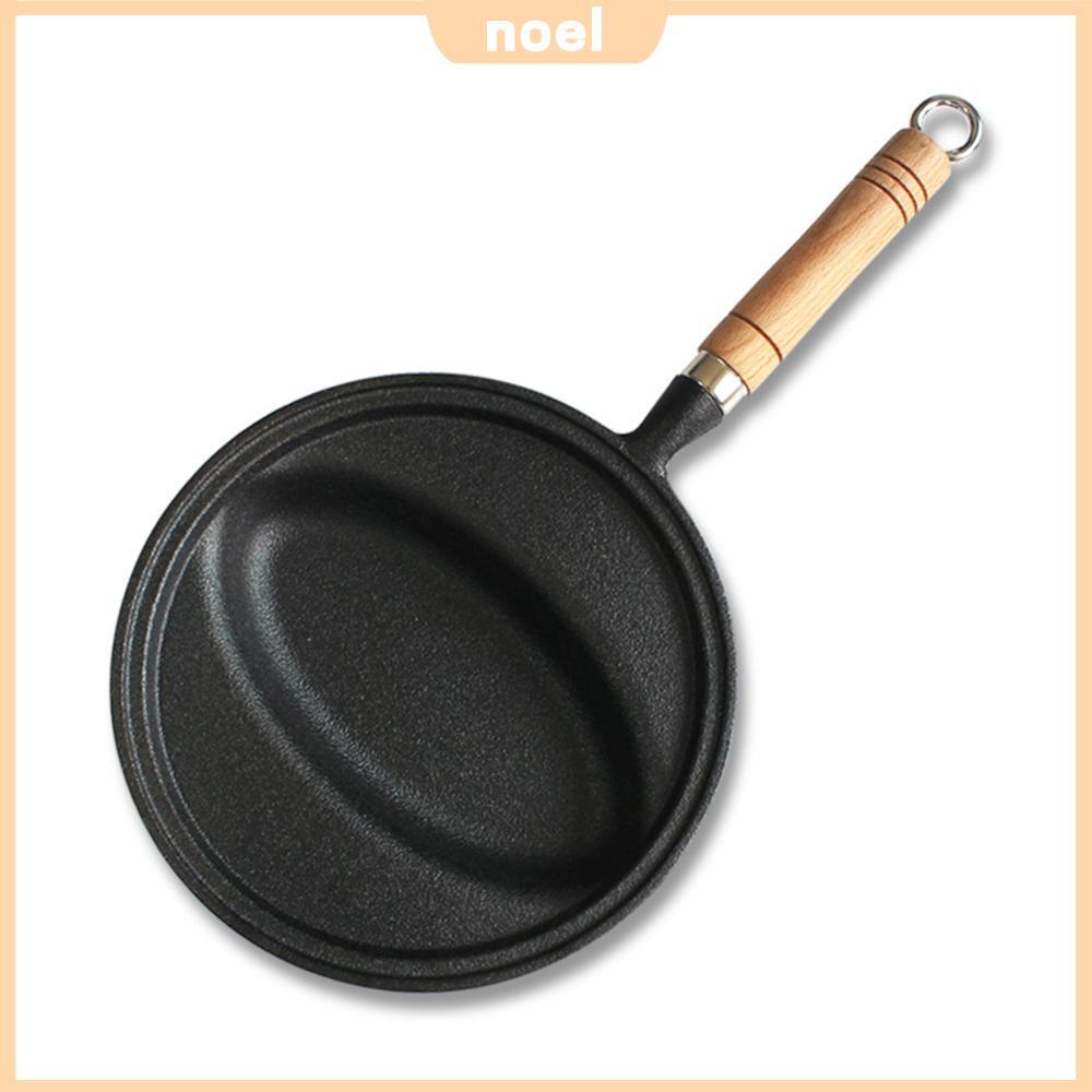 ⚡24ชม.⚡ กระทะเหล็กด้ามไม้ Omurice ทําอาหารหม้อ Non-Stick กระทะไข่เจียว Anti-Scald สําหรับโฮมเมด Omur