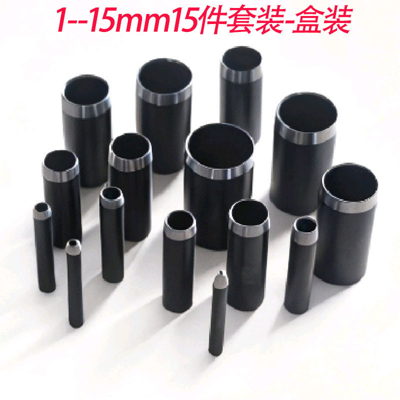 ✅1-15 มม.รอบ Punch เข็มขัดสาย Hole Punch เครื่องมือ Hollow รอบหนังกระเป๋าหนัง Punch Punch Die