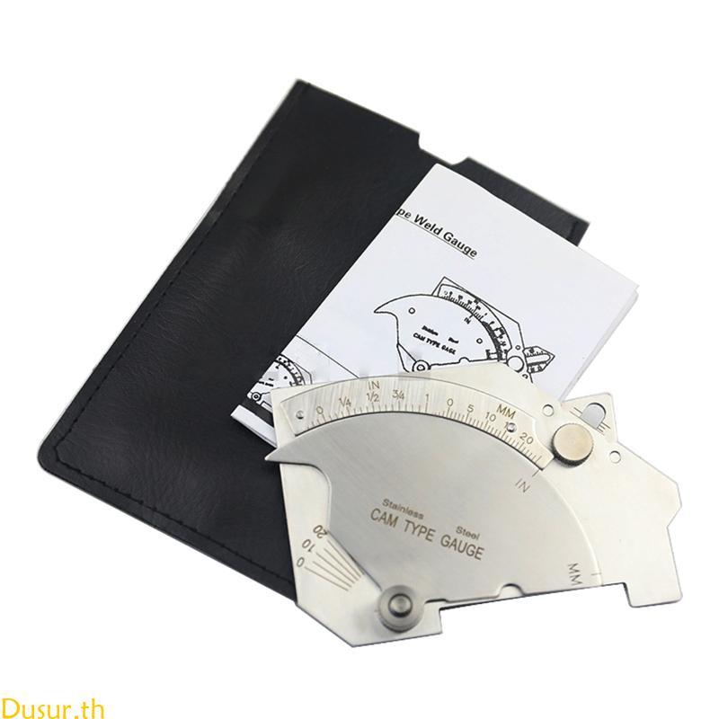 Dusur Bridge Cam การตรวจสอบการเชื่อมวัดเชื่อมเชื่อม Seam Pit Test Ulnar ไม้บรรทัดตรวจสอบ