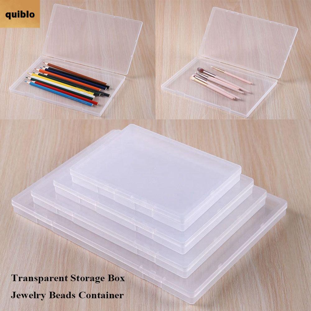 QUIBLO เครื่องประดับลูกปัดคอนเทนเนอร์พลาสติก Sundries Organizer ตกปลาเครื่องมืออุปกรณ์เสริมสินค้าขนาดเล็ก