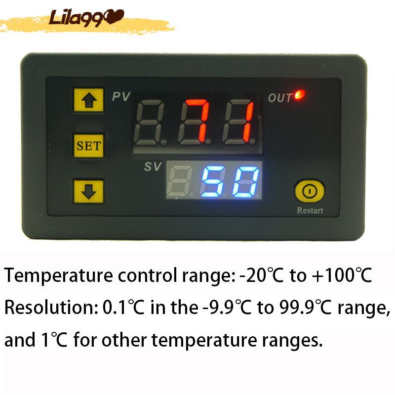 สวิตช์โมดูลควบคุมอุณหภูมิ12V W3230ความแม่นยำสูง