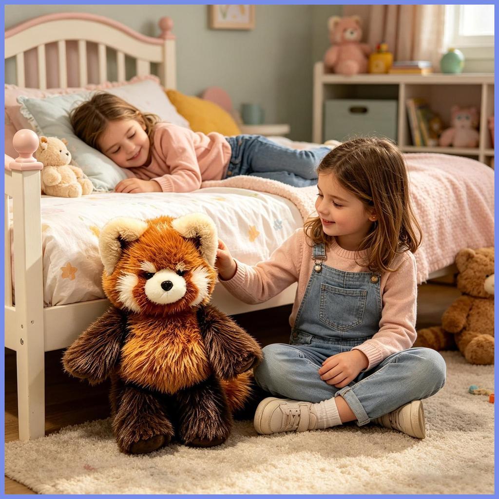 Raccoon Plush 21265-นิ้วของเล่นตุ๊กตาน่ารักRaccoonตุ๊กตาPlushนุ่มสําหรับเด็กผู้ใหญ่เนอสเซอรี่Homeโต๊