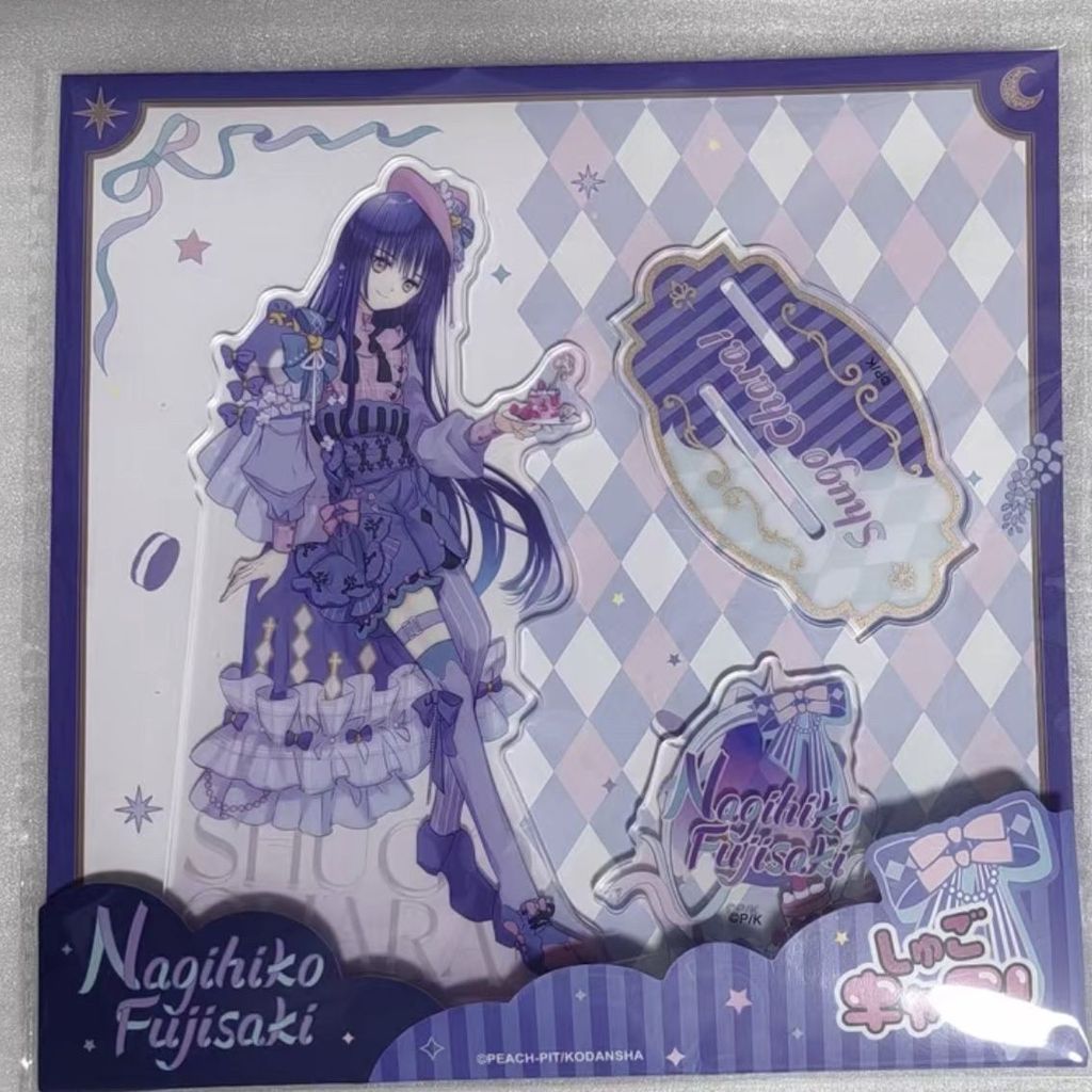 Midsummer Tea Party อะคริลิคขาตั้งรูปจอแสดงผลอะนิเมะ Shugo Chara พวงกุญแจคอลเลกชันตกแต่งโต๊ะเครื่องประดับ Accesorios